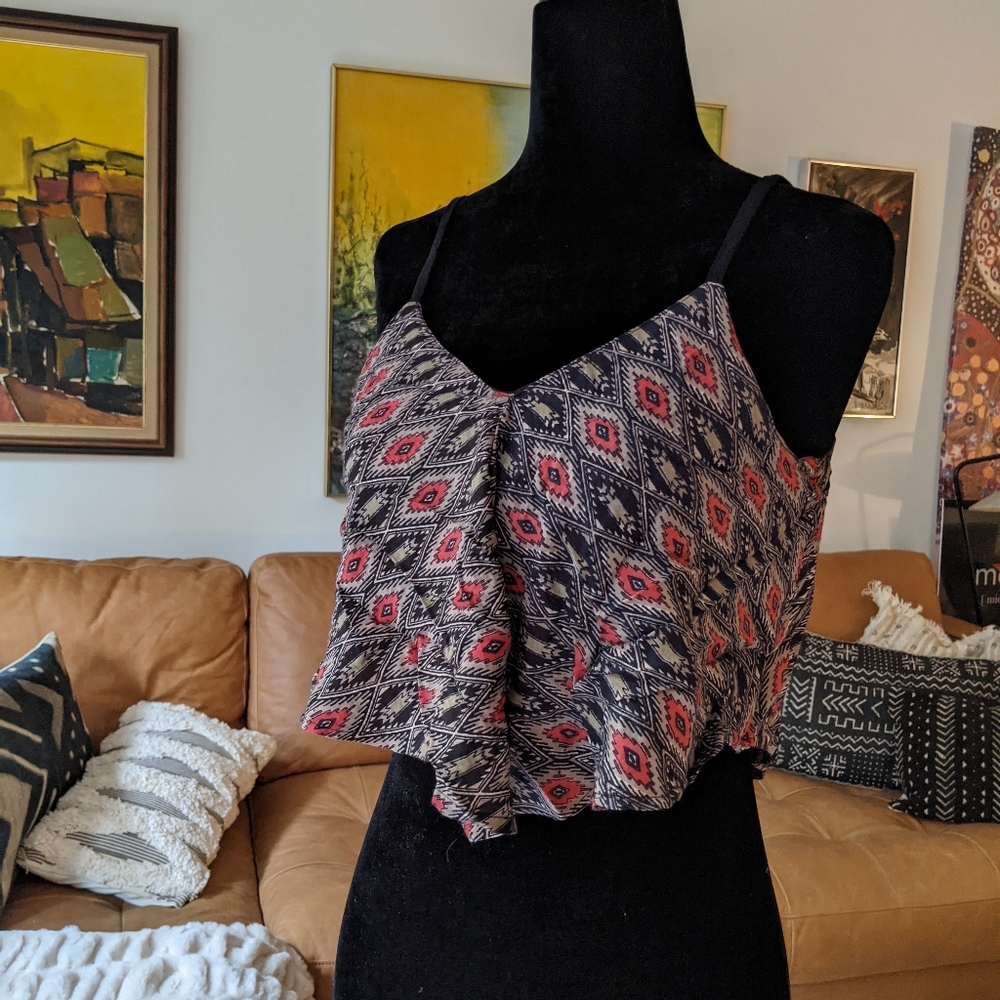 Hippie Boho Crop Top M